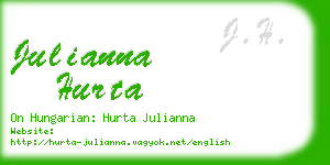 julianna hurta business card